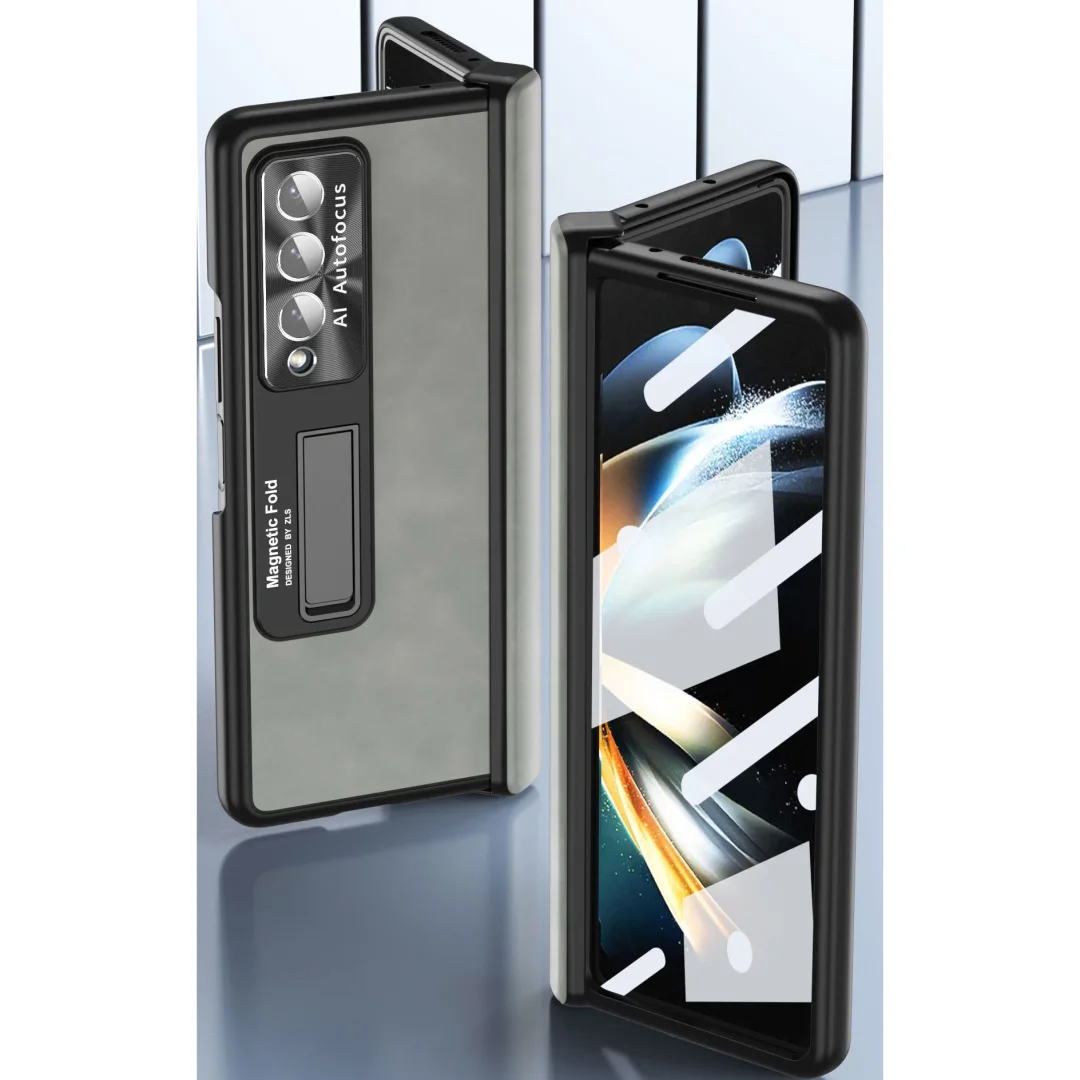 Applicable To Samsung ZFold3/ZFold4 Magnetic Hinge Folding Protective Sleeve