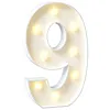 70cm LED Number Figure Light Easy To Assemble & Lightweight Large Lighted Number Warm Lighting & Radiant Atmosphere for Anniversary Graduation Decoration
