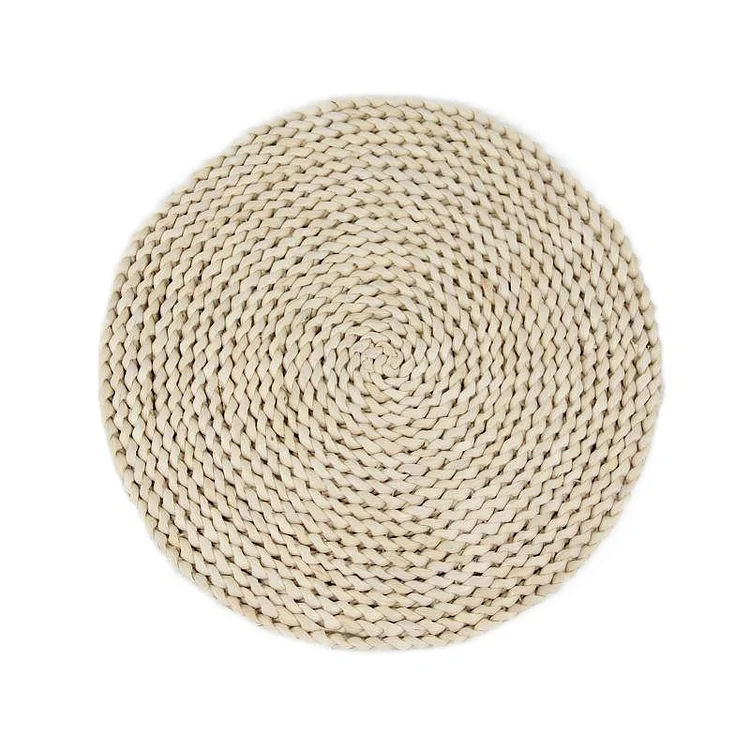 Natural Corn Husk Handmade Straw Woven With Insulated Table Mat 