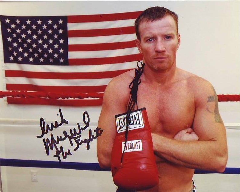 Micky ward signed autographed irish the fighter Photo Poster painting