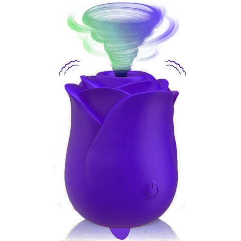 The Rose Toy 2.0 - rose toy in use, rose toy for women, rose adult toy, rose vibrator, rose vibrating