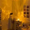 16 Colors Northern Aurora Borealis Light Projector with Remote & Touch Control Water Ripple Ocean Wave Projector Light with USB and Wireless Reachargeable for Girl Gifts Bedroom Lighting
