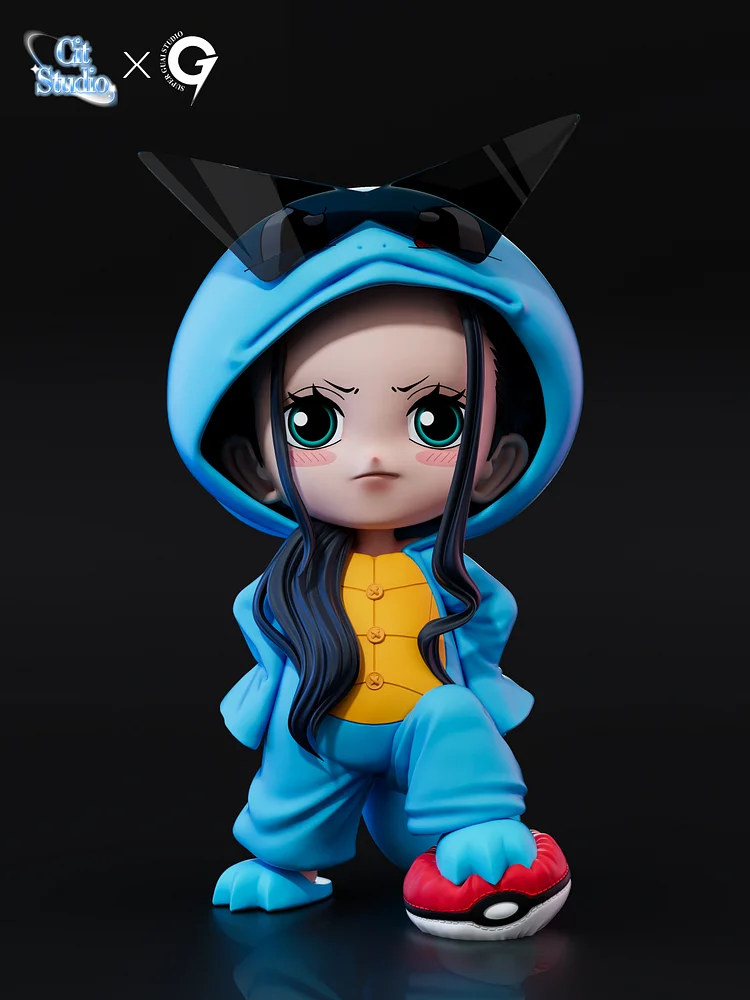 Super Guai Studio & Cit Studio - One Piece #2 Squirtle Nico Robin Statue(GK)-