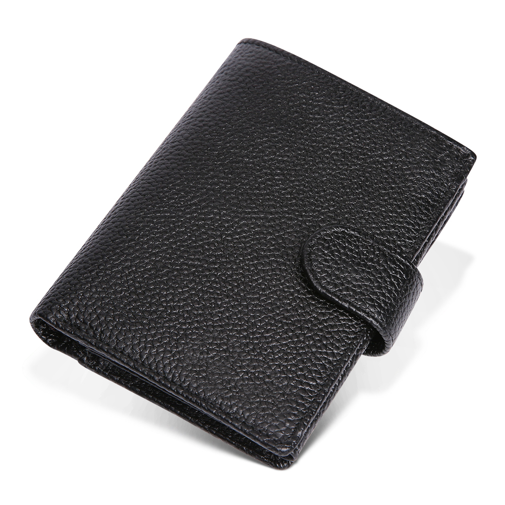 Men's wallet rfid multi-card slot casual retro leather wallet large capacity clutch