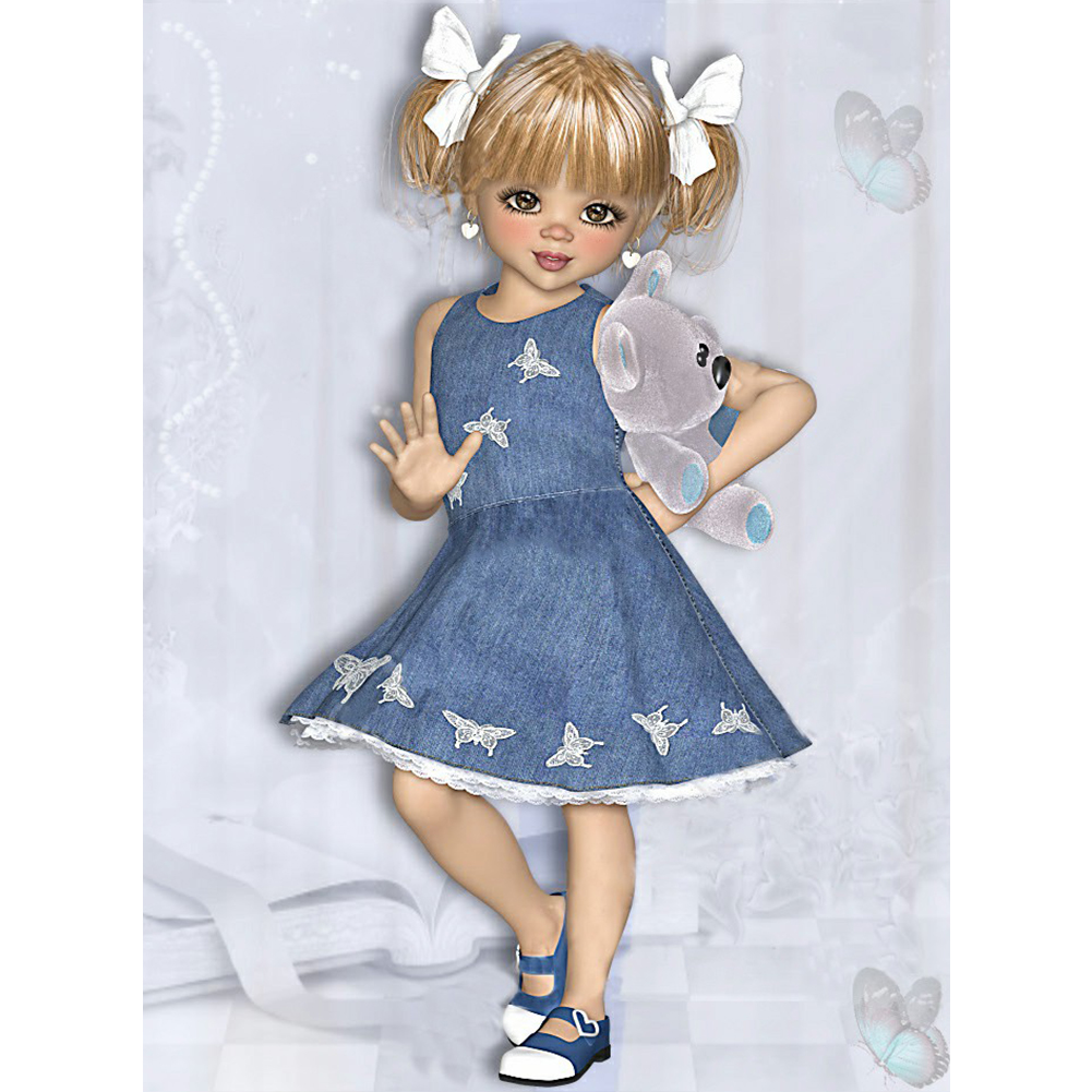 

Fairy Girl - Round Drill Diamond Painting - 30*40CM, Round diamond 30*40cm, 501 Original