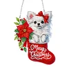 (Multistyle) Acrylique Bas De No&euml;l Chien-Bricolage Pendentif