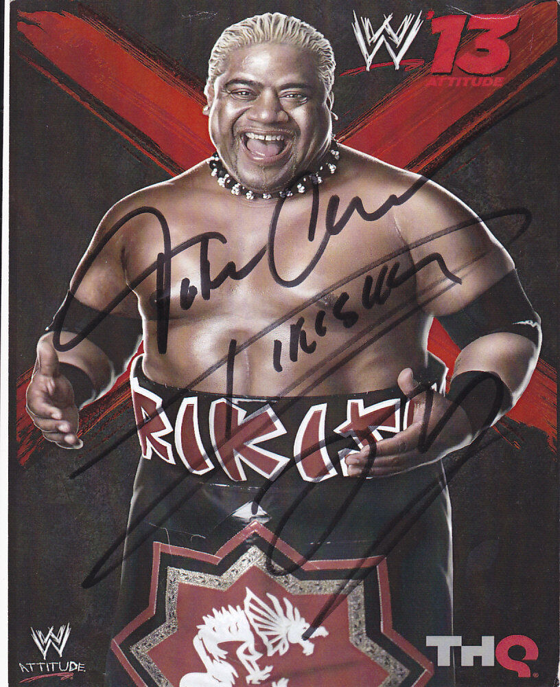 Rikishi - Wrestling star signed Photo Poster painting