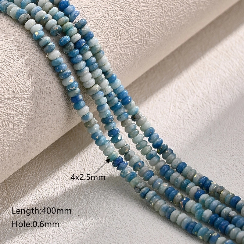 1 Strand/Package 4×2.5mm Hole Under 1mm Dolomite Oval Polished Beads