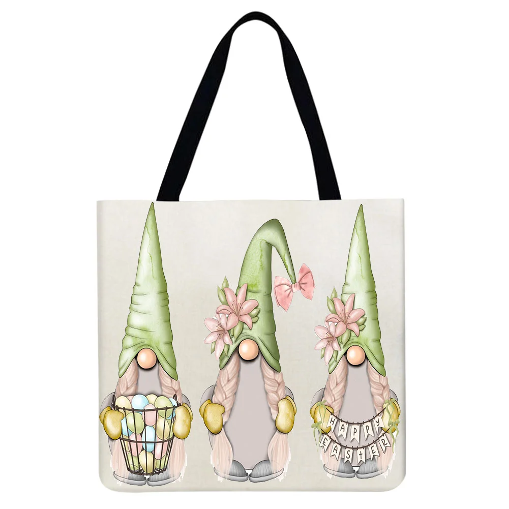 Linen Tote Bag - Gnome Goblin