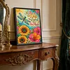 Dragonfly Sunflower Verse Diamond Painting Kits for Adults Beginners 30x40cm