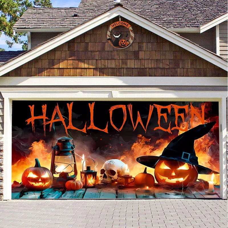 Last Day Sale 49% OFF - Halloween 2023 Garage Door Decoration