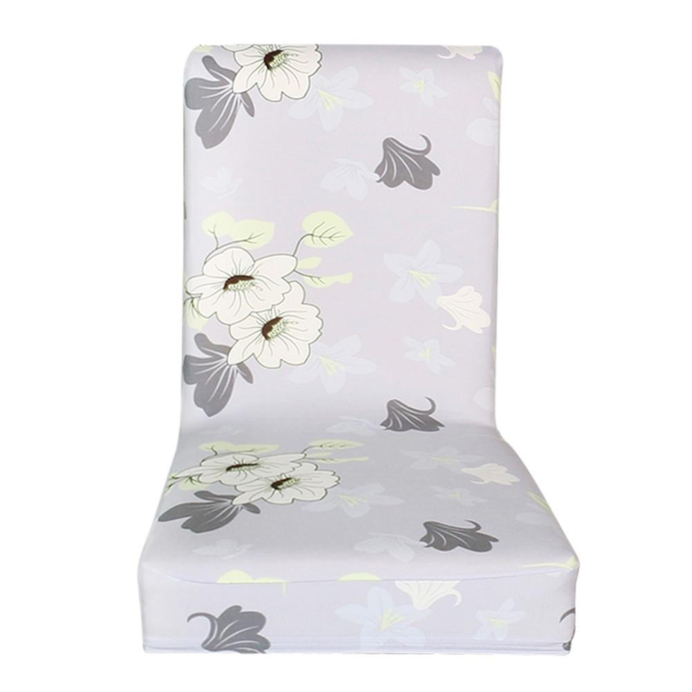 

1pc Flower Printed Stretch Chair Cover Banquet Hotel Elastic Seat Covers, 501 Original