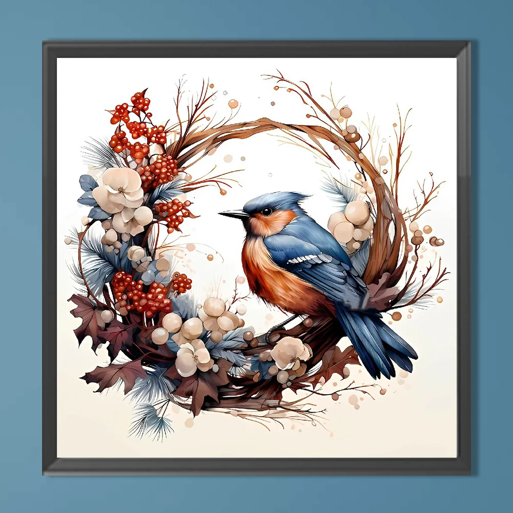 Diamond Painting - Full Round Drill - Garlan Bird(Canvas|40*40cm)