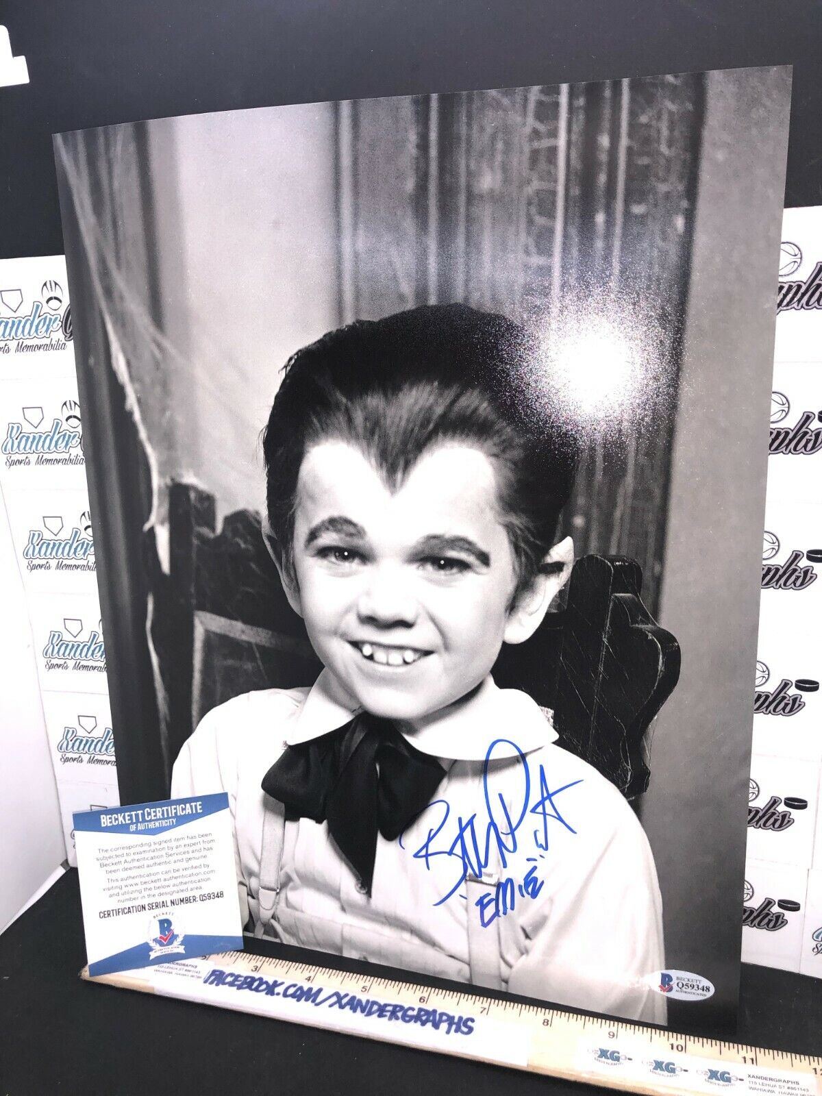 BUTCH PATRICK EDDIE MUNSTER SIGNED AUTOGRAPHED 11X14 Photo Poster painting-PSA DNA PSA/DNA COA