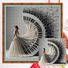Piano Girl - 18CT Counted Cross Stitch - 40*40cm