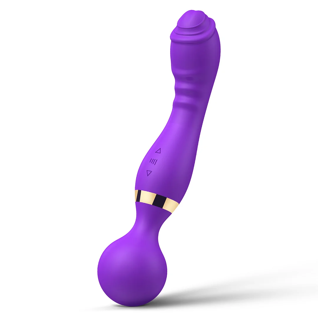 Duvera – Dual-ended Vibrator With Independent Head & Tail Vibration, For G-spot & Body Massage