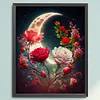 Rose Under Moon-11CT Stamped Cross Stitch 40*50cm tapestrymarket