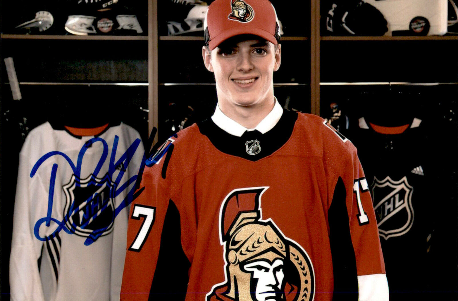 Drake Batherson SIGNED autographed 4x6 Photo Poster painting OTTAWA SENATORS #3