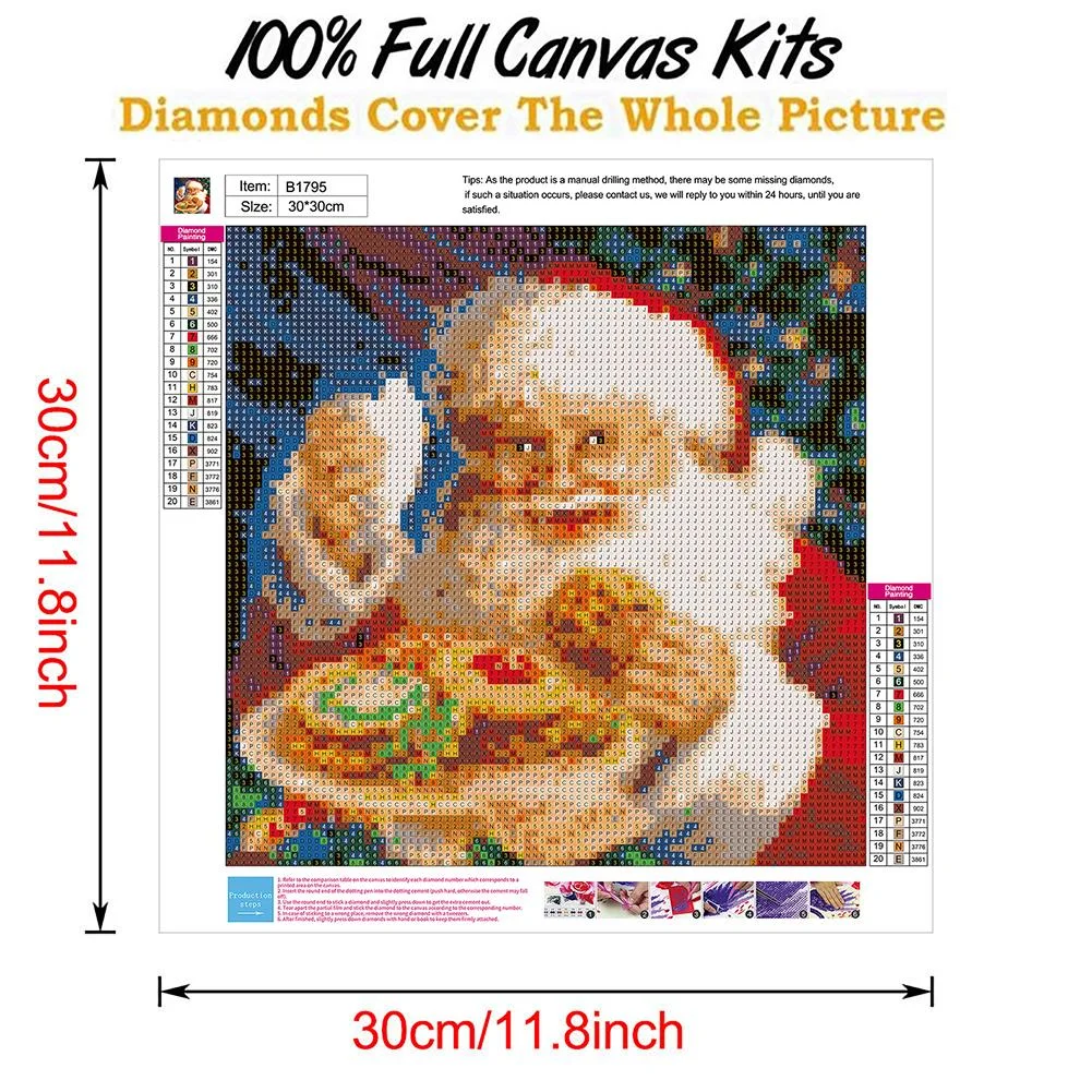 Diamond Painting - Full Round Drill - Christmas(30*30cm)