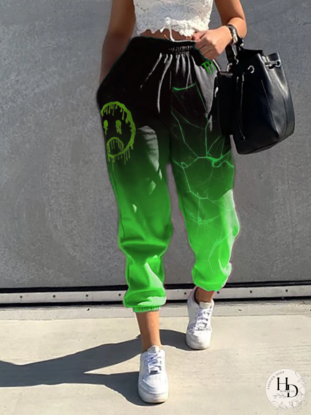 Fashion Gradient Print Sweatpants