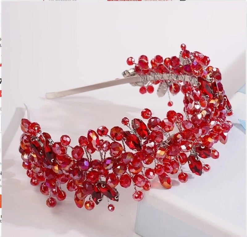 Women’s Elegant Streetwear Geometric Crystal Hair Band