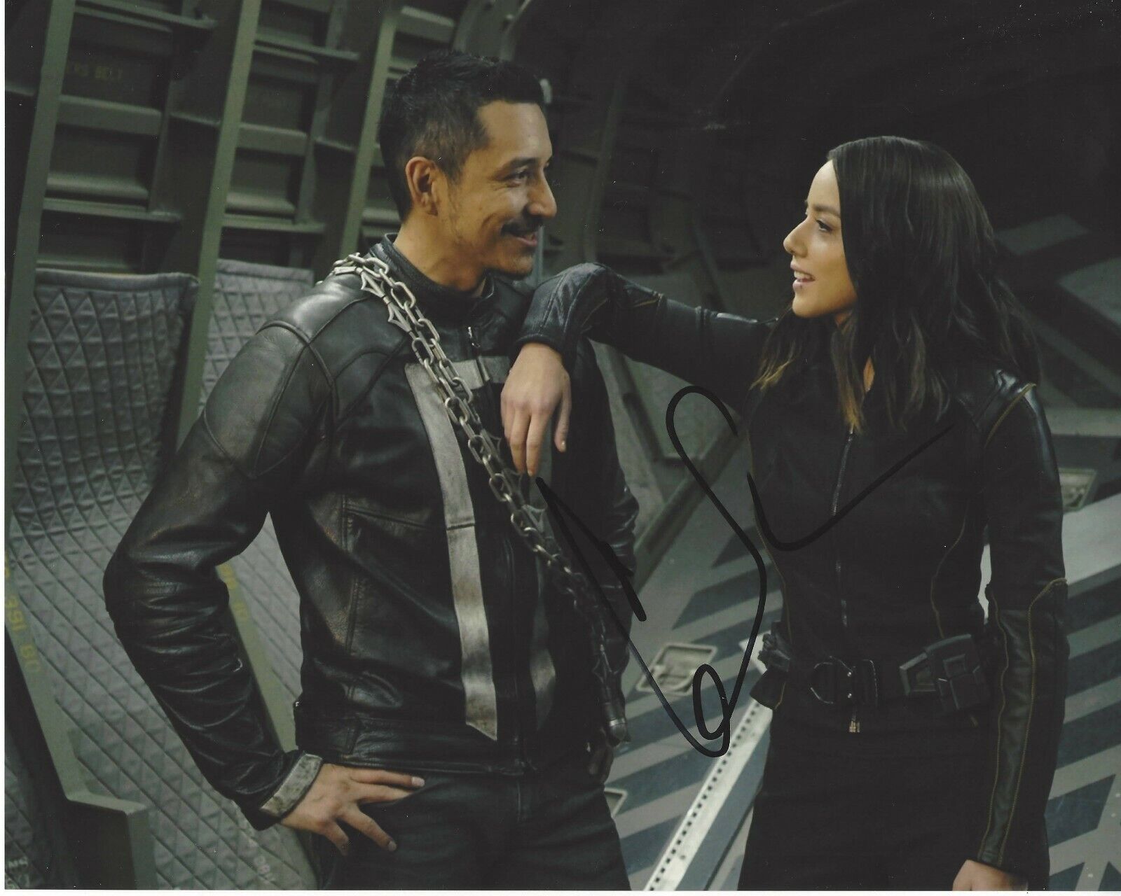 ACTOR GABRIEL LUNA SIGNED 8x10 Photo Poster painting COA E TERMINATOR DARK FATE AGENTS OF SHIELD