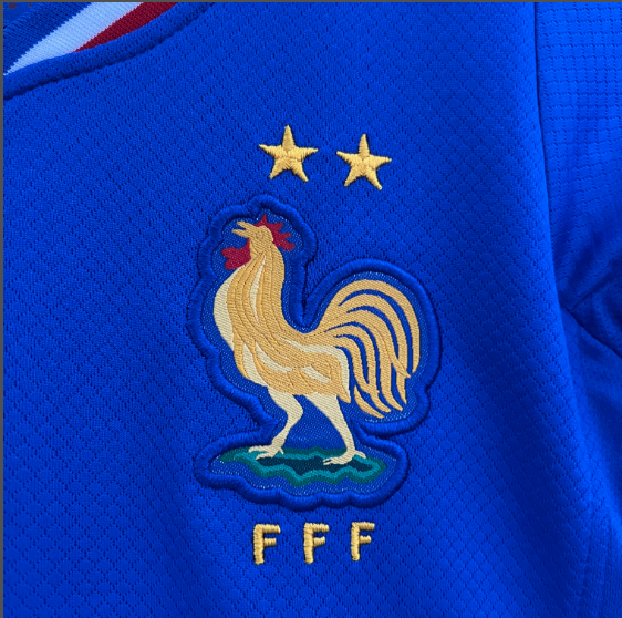 2024/2025 France Home Kids Kit Football Jersey Thai Quality