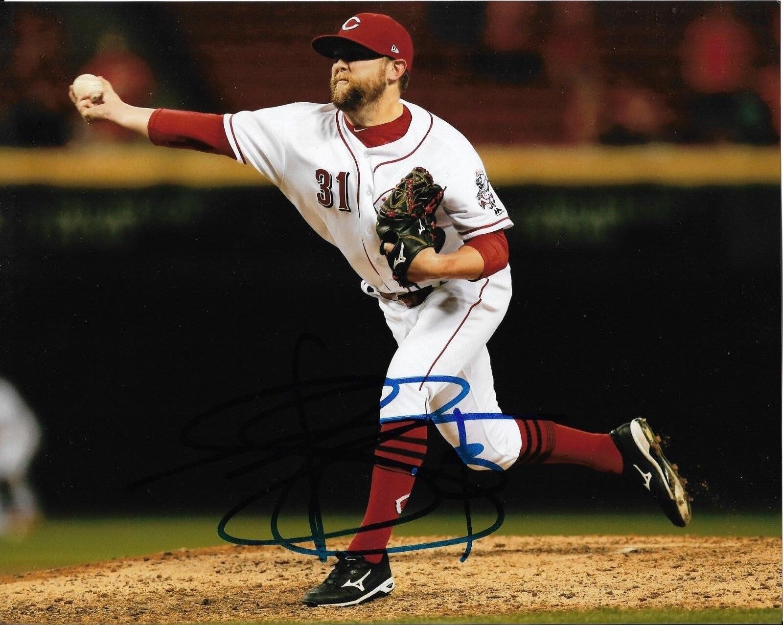 DREW STOREN signed autographed CINCINNATI REDS 8x10 Photo Poster painting w/COA