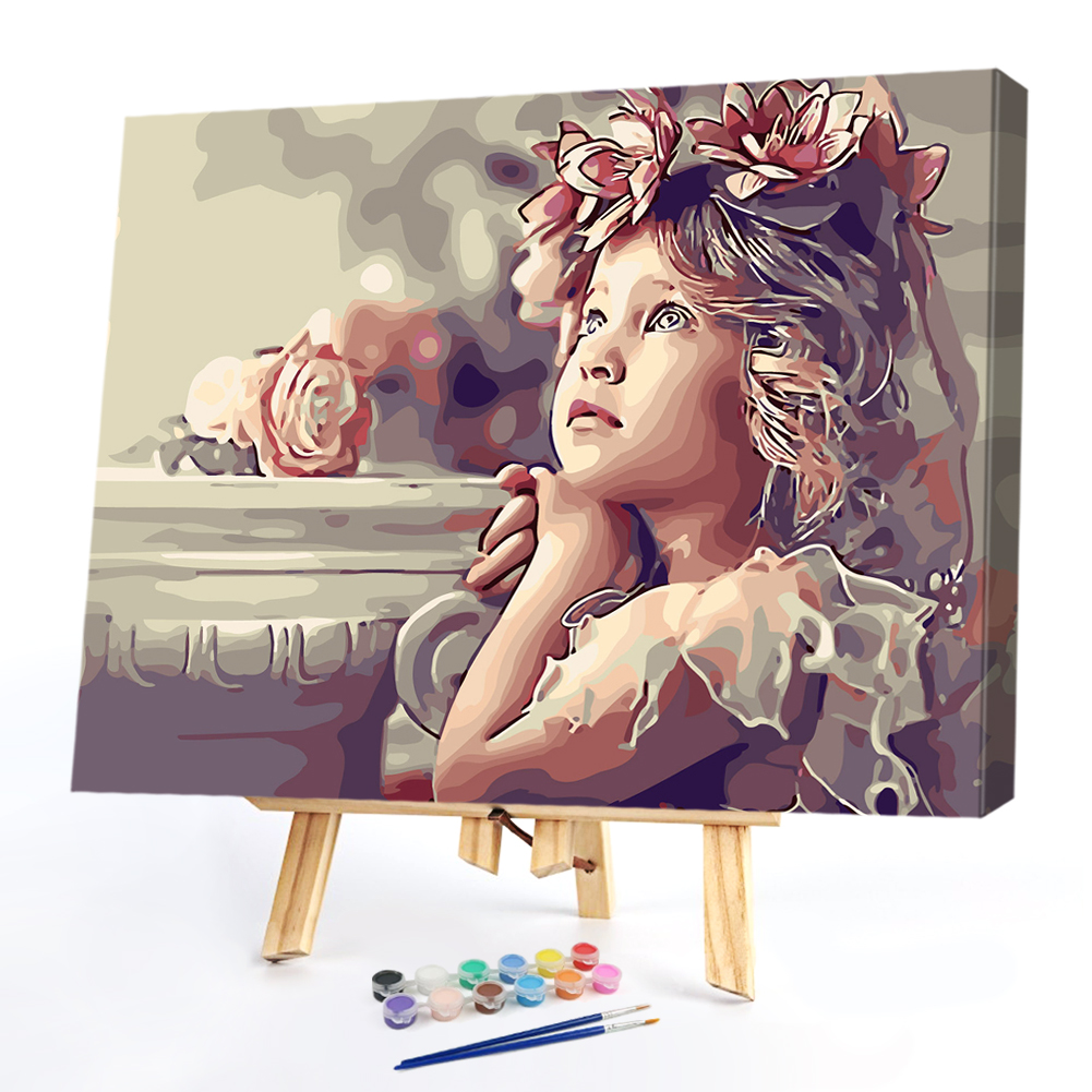 

50*40CM Paint By Numbers-Princess Girl, 501 Original