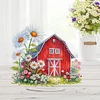 (US Only)Acrylic 2D Flat Print Farm DIY Diamond Painting Tabletop Ornaments Kit Decor