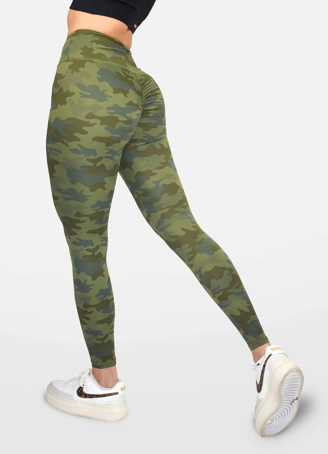 CAMO BUBBLE BUTT LEGGINGS