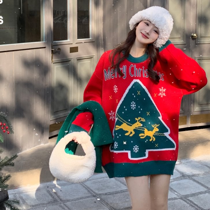 Christmas College Vintage Sweater