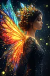 Luxury AB Velvet Diamond Painting Kit - Fairy