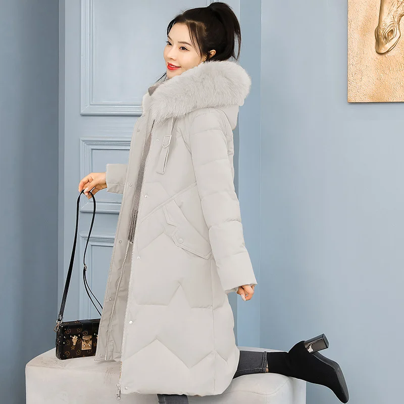 Woherb Large Size Medium Long Cotton-Padded Clothes Women 2021 New Cotton Clothes Women's Fat Mm Loose Thin Cotton-Padded Jacket And Fat-Outfit Ideas