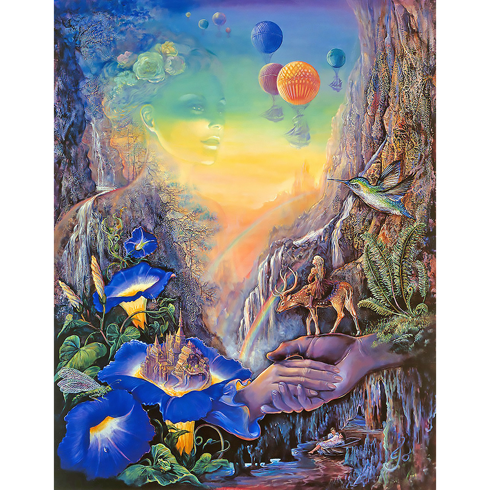 

40*50CM - Round Drill Diamond Painting - Goddess, 501 Original