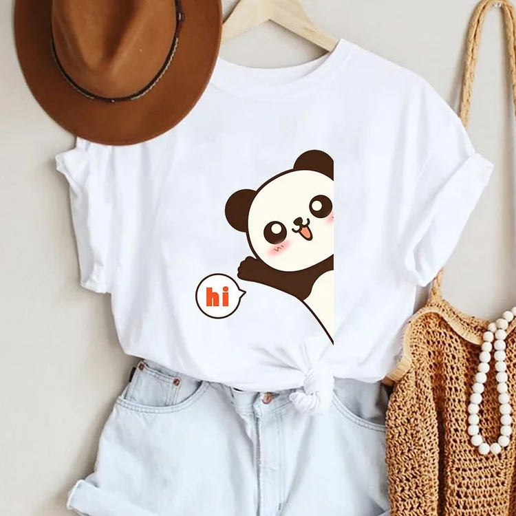 Tee Casual Coffee Letter 90s Cute Women Top Short Sleeve Clothes Lady Fashion Aesthetic Female Summer Tshirt Graphic T-Shirt