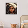 Diamond Painting -DIY Round Drill Black Girl