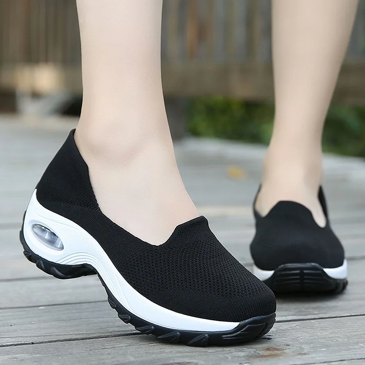 Women Breathable Slip On Sneakers Comfortable Shoes Radinnoo.com