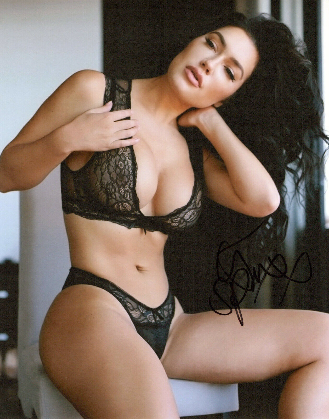 CJ Sparxx glamour shot autographed Photo Poster painting signed 8x10 #8