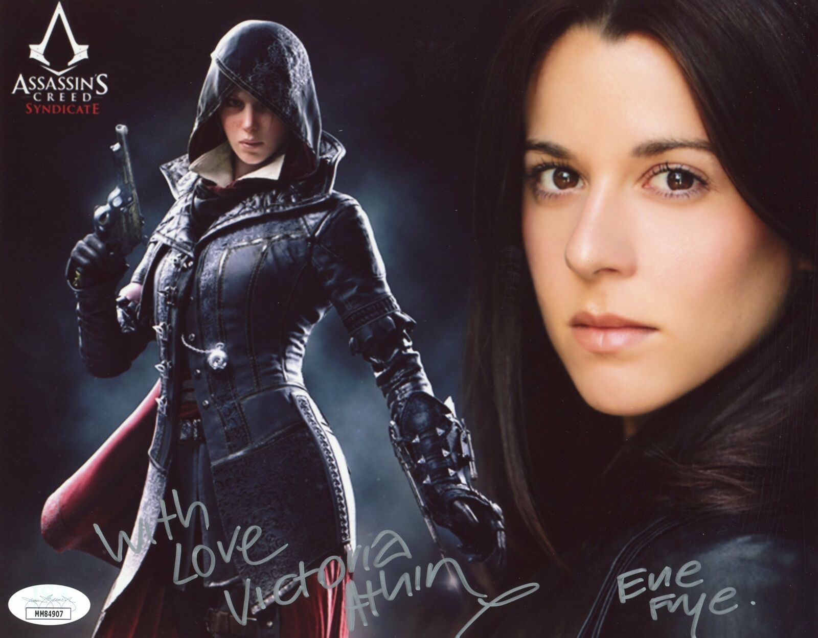 Victoria Atkin Assassin's Creed: Syndicate 8x10 Photo Poster painting Signed Autographed JSA COA