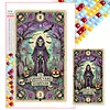 Halloween 5d DIY Quadrat Vollbohrer Diamond Painting Kit Haus Wanddekoration 45x75cm