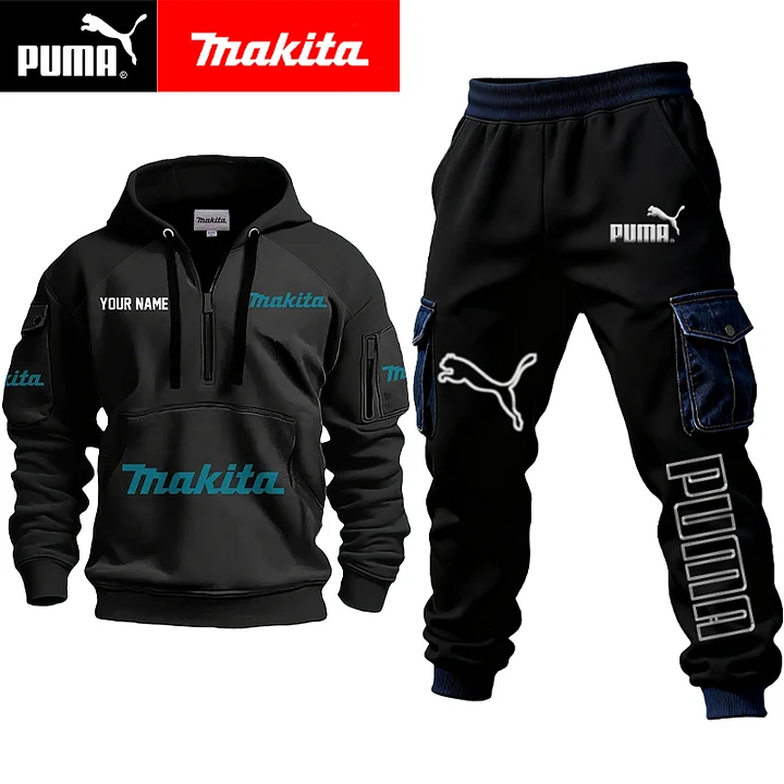 Nowa limitowana edycja kurtki i spodni roboczych dla mężczyzn PUMA x MAKITA&reg;