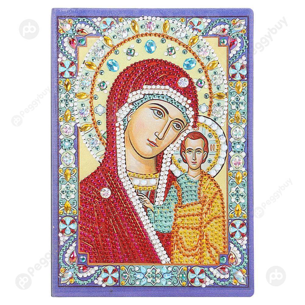 

Religion-DIY Creative Diamond 50 Pages A5 Notebook, 501 Original