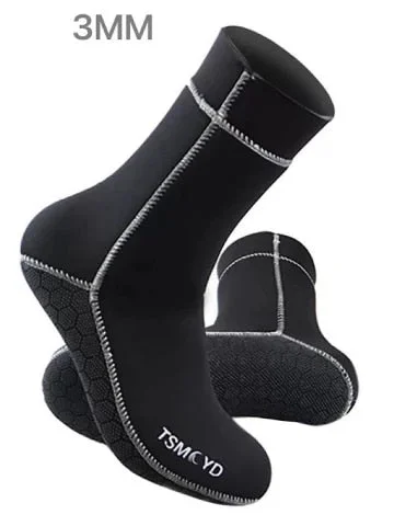 pornhint Pornhint TSMCYD Diving Socks 3/5mm Neoprene Beach Socks Men Women Thick Winter Swimming Warm Non-slip Coral Equipment Snorkeling Socks