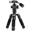 FM5S-MINI Portable Tripod, Lightweight Travel Holder, Desktop Video MiNi Tripod With 360-Degree Ball Head For SLR Cameras