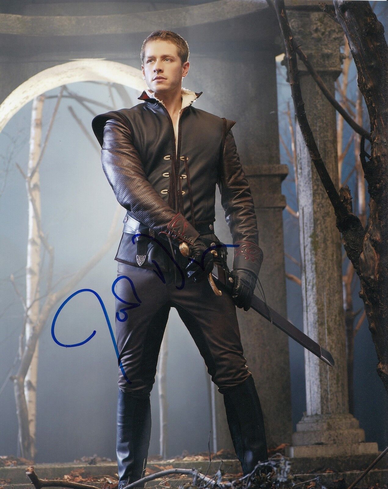 JOSH DALLAS signed (ONCE UPON A TIME) 8X10 Photo Poster painting W/COA *PRINCE CHARMING* #1