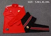 Joyfball 2025/2026 Manchester United Half-Pull Training Suit Retro Version Red Football Shirt 1:1 Thai Quality