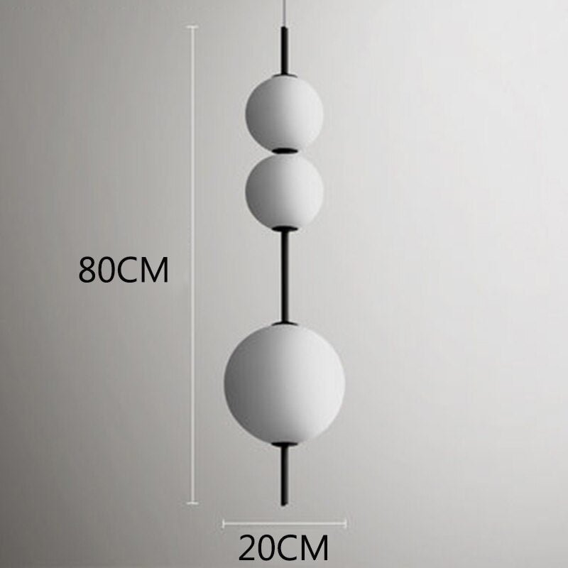 Modern LED Sugar Gourd Glass Pendan Tlights Lighting Nordic Restaurant Decoration Lamp Bar Bedroom Hanging Lamp Light Fixtures