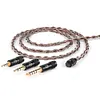 Earphone Wire Silver-Plated Copper OFC Copper Earphone Cable for TRN MT1 MAX TA4