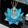 DIY Lotus Flower Diamond Painting Candle Holder Acrylic Three-Dimensional Aromatherapy Rack Home Decor Gift